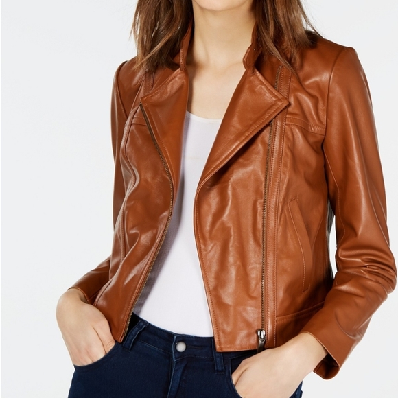 Mk leather jacket - Picture 1 of 4